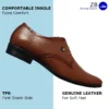 Derby Tan Lace Professional Formal Shoes