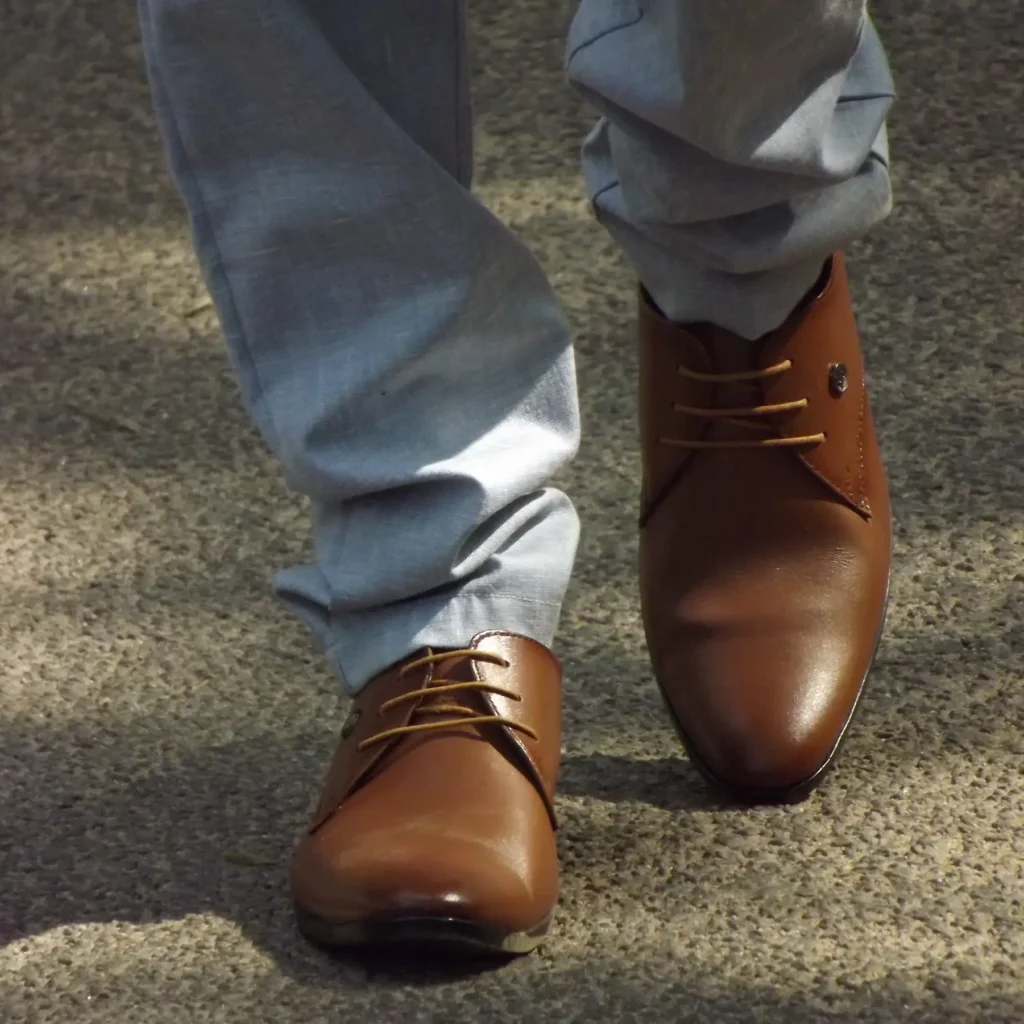 Derby Tan Lace Professional Formal Shoes