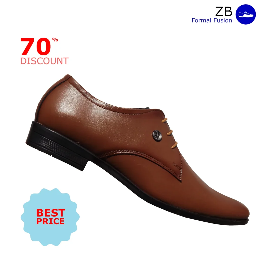 Derby Tan Lace Professional Formal Shoes